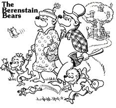 Berenstain bears treehouse coloring page from berenstain bears category. Berenstain Bears Coloring Page Coloring Home