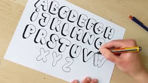 Once you've gotten the hang of drawing bubble letters, you won't need to draw the interior guiding letters anymore. How To Draw Bubble Letters Easy Step By Step Tutorial 2019 Bubble Drawing Bubble Letters Hand Lettering Alphabet