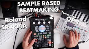 Making a sampled beat on Roland SP-404A - YouTube