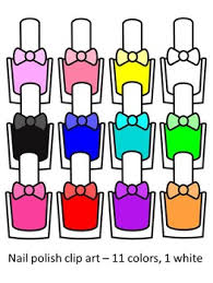 Jojo siwa coloring pages by flowergirl25341. Nail Polish Clip Art Jojo Siwa Inspired Clip Art By Molly Tillyer