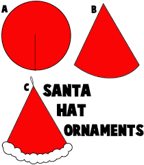 How to make christmas party hats. Santa Hats Craft For Kids Make Christmas Santa Clause Caps Hats Activities With Arts Crafts Instructions Ideas For Children Teens And Preschoolers