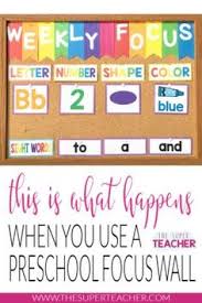 How This Free Bulletin Board Header Can Increase Focus Limit Decorations To Increase Student Focus Preschool Circle Time Preschool Lessons Preschool Activities