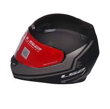 ls2 ff391 piston matt black grey full face helmet