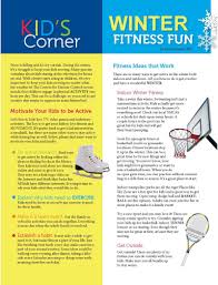 Pigeon forge allows couples a chance to unplug from home and work with the most beautiful attraction of them all, the great smoky mountain national park. Kid S Corner Winter Fitness Fun Obesity Action Coalition