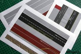 Sind die papiergebäude direkt neben den plastikhäusern, sieht man den unterschied schnell. Strassen Aus Papier Modellbahn Landschaft Modellbahn Information