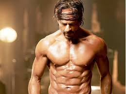 shah rukh khan posts a video of his real eight pack abs