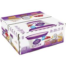 I have one of these delicious flavors every day with my lunch. Amazon Com Dannon Light Fit Greek Blended Nonfat Yogurt Variety Pack 5 3 Oz 18 Ct Grocery Gourmet Food