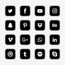Round Corner Social Media Logos Social Icons Media Icons Round Icons Png And Vector With Transparent Background For Free Download Social Icons Social Media Logos Media Icon