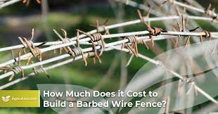 Most homeowners do not need three acres of barbed wire fencing. How Much Does It Cost To Build A Barbed Wire Fence Agriculture Loan