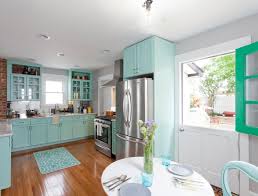 Turquoise kitchen cabinets for any kitchen styles | homesfeed. Aqua Cabinets Thebestwoodfurniture Com