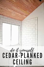 This Bathroom Is Amazing I Never Would Have Thought To Cedar Plank A Ceiling But This Looks Incredible This P Trendy Home Decor Cedar Planks Home Decor Tips