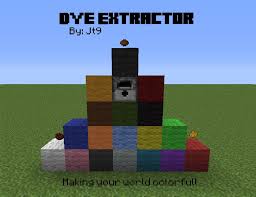 Applied to tamed wolves to dye their collars. 1 2 5 Dye Extractor V1 3 3 Discontinued For A While Minecraft Mod