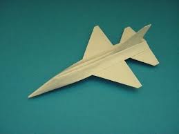Flyable Origami F 16 Falcon Tutorial By Ken Hmoob Origami Plane Origami Airplane Origami Paper Plane