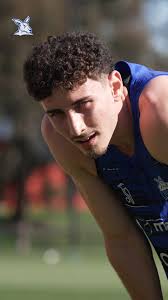 🖤💛❤️ Jy Simpkin and Jed Anderson spoke to the playing group about the  significance of the jumper we will run out in for Sir Doug Nicholls Round. 