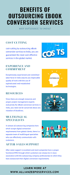Top Benefits Of Outsourcing Ebook Conversion Services Editing Skills Medical Information Data Entry