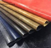 New Designer Customized 1.4mm Thickness Pu Nonwoven Yangbuck PU Faux  Leather for Shoe Upper