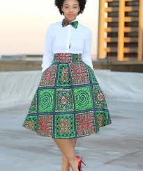 Black And White African Print Skirt Cute Tops For Wear With African Print Skirts African Print Skirt African Fashion African Skirts