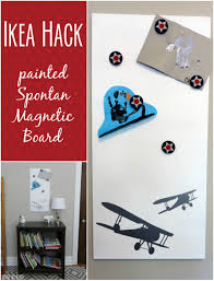 Ikea Hack The Spontan Magnetic Board Painted And Beautified Ikea Hack Ikea Ikea Magnetic Board
