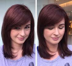 Photos sublimes de cheveux milongs avec frange coupe de cheveux. 40 Most Universal Medium Length Haircuts With Bangs Hairbuzz Top Hairstyles Zwarte Vrouwen Kapsels Vrouwen Kapsels Kapsels
