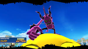 Eggman came to the lost hex, zazz and the other members of the deadly six were forced into serving the doctor due to the effects of the cacophonic conch. Zazz Boss Sonic News Network Fandom