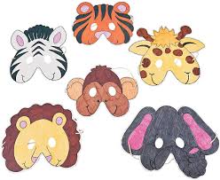 In this pages, you will find animals coloring pages : Amazon Com Color Your Own Zoo Animal Masks Crafts For Kids And Fun Home Activities Toys Games
