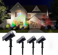 Solar Powered Outdoor Spot Lights with Water Drop Lens - 30W LED Landscape  Lighting for Lawns, Pathways, Garden Tree Uplighting, IP65 Waterproof Wall  ...