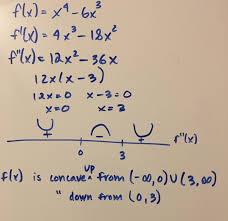 Interval notation of the increasing and decreasing sections of a quadratic. How Do You Ise Interval Notation Indicate Where F X Is Concave Up And Concave Down For F X X 4 6x 3 Socratic