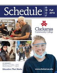 Business, management, marketing, and related support services. Ccc Schedule Clackamas Community College