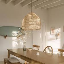 Suspension Tressee En Osier Le Petit Florilege Luminaires Luminaires Salle A Manger Lustre Salle A Manger Lampe Salle A Manger