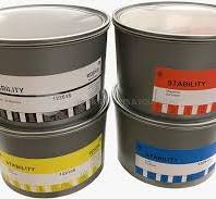Set of Process Ink for Offset Printing CMYK (4) 5.5 lb Cans