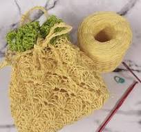 Amazon.com: 200M Natural Cotton Raffia Yarn Beach Bag Yarn ...