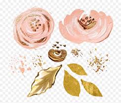 Download transparent gold flower png for free on pngkey.com. Pink And Gold Watercolor Rose Gold Flower Png Free Transparent Png Images Pngaaa Com