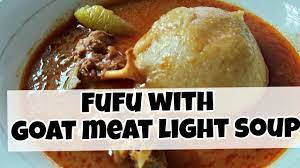 Fufu with goat meat light soup. Ghanaian weekend meal inspiration. Ghanaian  food. YouTube #shorts - YouTube