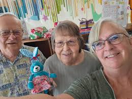 Georgeanne Martin and Karen Sidell found the hopper at Inspire that's to  our travel buddy Dave