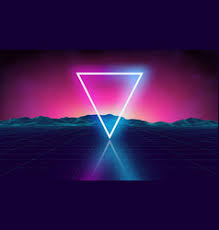It is heavily inspired by the new wave. Neon Retro Triangle Vector Images Over 5 200