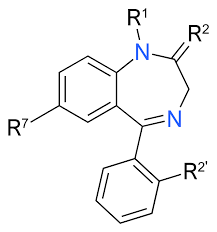 list of benzodiazepines wikipedia