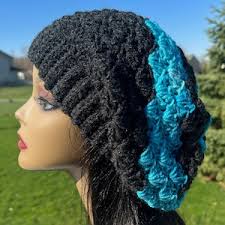 Crochet Hat, Slouchy Hat, Puff Hat in Denim, Womens Slouchy Hat, Blue  Slouchy Hat, Winter Hat, Womens Hat, Slouchy Beanie
