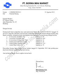 Contoh surat niaga penangguhan pembayaran. Wilanisa Surat Pesanan Dan Surat Pengiriman Barang