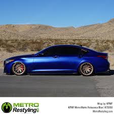 Metro Matte Violaceous Blue Kpmf Wrap Metro Restyling Blue Vinyl Vinyl Wrap Blue