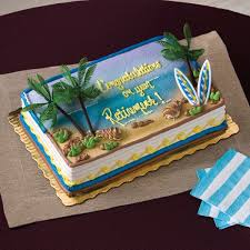 Food Entertaining Birthday Sheet Cakes Beach Themed Cakes Retirement Party Cakes