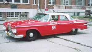 1961 Plymouth Belvedere From The Tv Show Car 54 Where Are You 1961 1963 Tv Cars Cars Movie Fire Department Lights