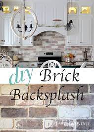 See more ideas about brick backsplash, brick, whitewash brick backsplash. Do It Yourself Brick Veneer Backsplash Remington Avenue