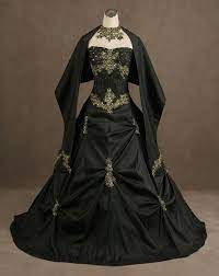 Pin By Chelbi Riley On Fashion Gothic Wedding Dress Applique Wedding Dress Black Wedding Dresses