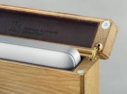 Wooden Laptop Case With Leather Lining And Magnetic Closing Device For Apple Macbook Pro 13 15 And 17 I Wooden Macbook Case Wooden Case Wooden Macbook Pro Case