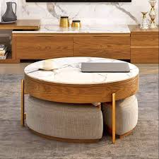 D Signers Products On Instagram Coffee Table With Three Integrated Ottomans By Coffee Table Small Space Round Ottoman Coffee Table Coffee Table With Seating