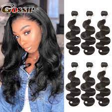 High quality lace front wigs sale, fashion short bob wigs, virgin human hair bundles, hair bundles with closure frontal Brazilian Body Wave Hair Weave Bundles Natural Color Gossip 100 Human Hair Weaving 3 Pieces 8 28 Inch Remy Hair Extension Hair Weaves Aliexpress