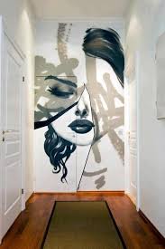 Tape Art Abstract Wall Painting Creative Wall Painting Wall Painting