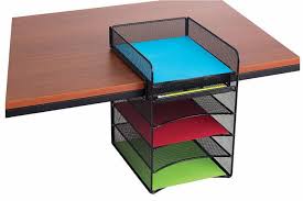 Each table is crafted from solid wood and features understated moldings, tapered legs and three drawers to house your remote, coasters and magazines. 24 Storage Ideas For Your Desk