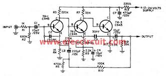 Dynamic Microphone Preamplifier Circuit Using C945 Microphone Hifi Amplifier Circuit