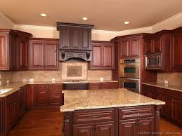 For this job i cleared out all subfloor to ensure a soiled and flat floor for the tile. Traditional Kitchens Photo Gallery Of Kitchens Traditional Two Tone Cherry Wood Kitchen Cabinets Cherry Wood Kitchens Kitchen Backsplash Inspiration